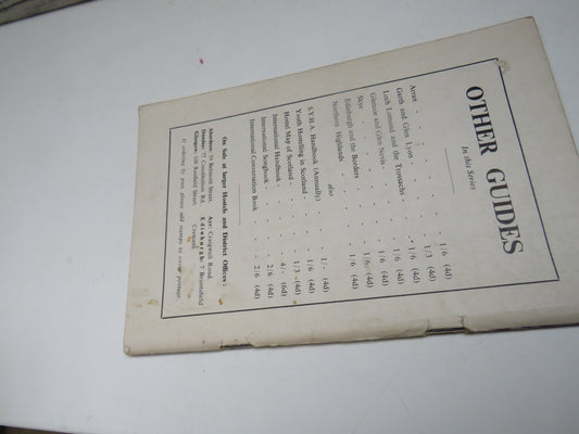The Cairngorms Deeside and Angus Glens A Hosteller's Guide 1961