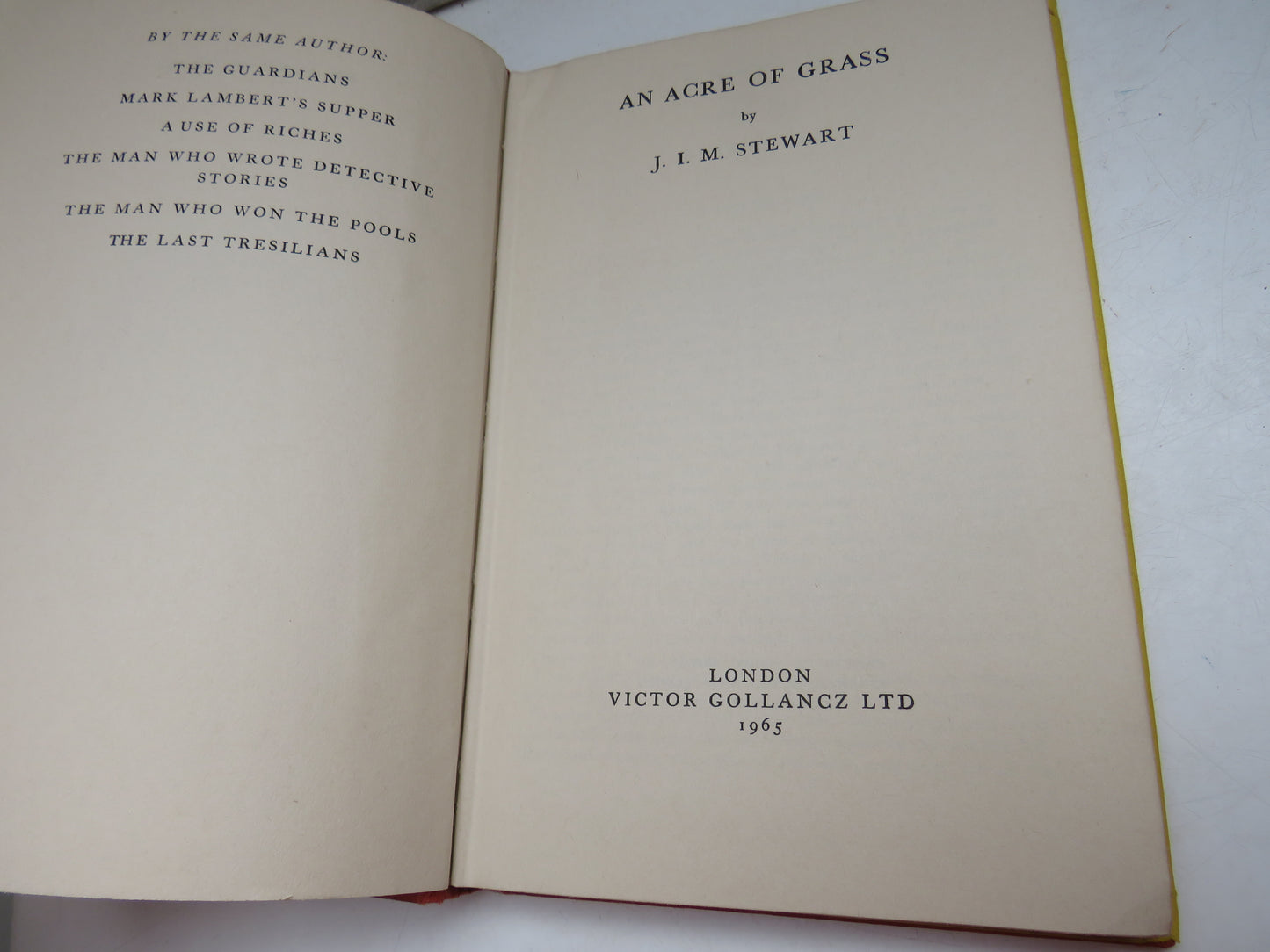An Acre of Grass By J.I.M Stewart 1965 (Vintage Novel Book) book 4