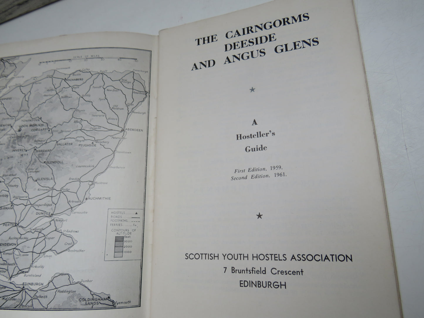 The Cairngorms Deeside and Angus Glens A Hosteller's Guide 1961