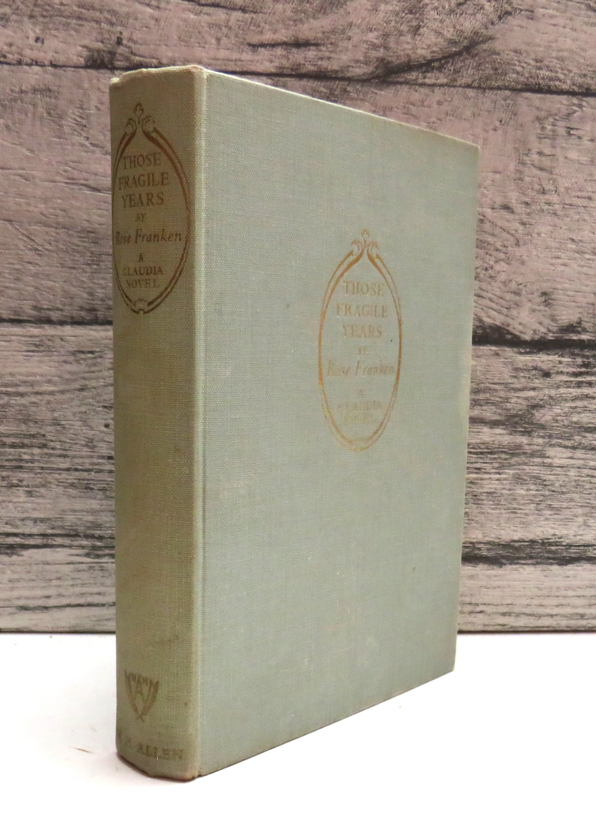 Those Fragile Years A Claudia Novel By Rose Franken (Vintage Novel Book) book cover