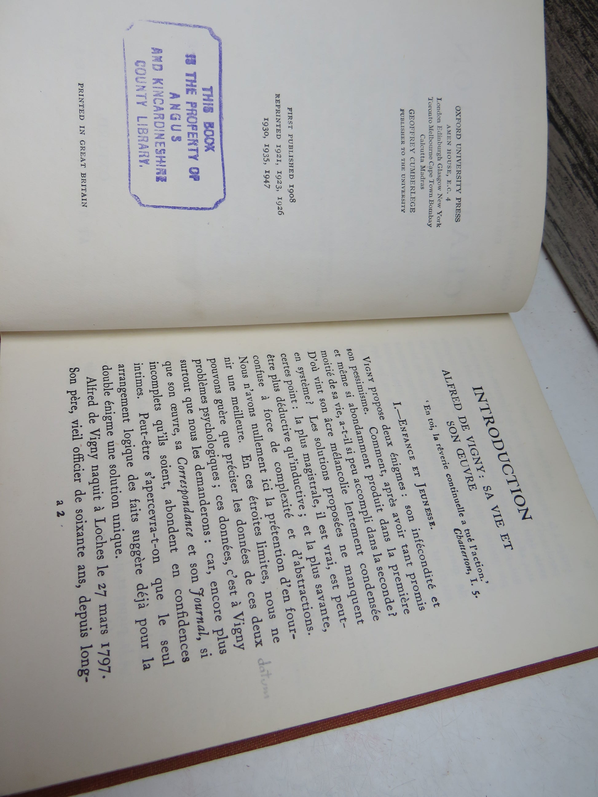 Chatterton By Alfred De Vigny Edited by E. Lauvriere 1947 (Vintage Poetry Book) book 5