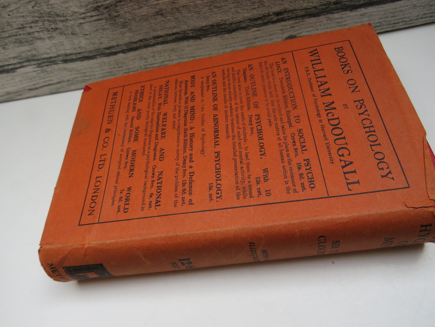 The Hygiene of Mind By T. S. Clouston 1926