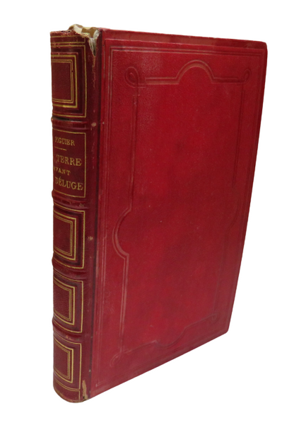 La Terre Avant Le Deluge Par Louis Figuier, 1874 book front cover