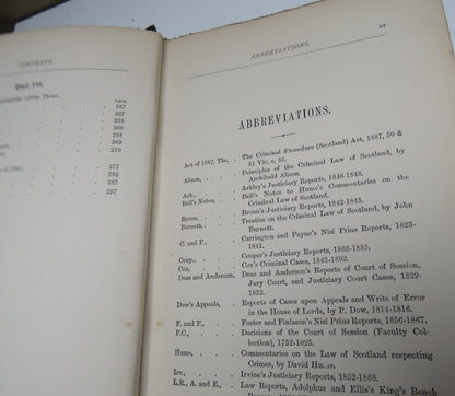 The Criminal Law Of Scotland By A.M. Anderson 1892 book image 4