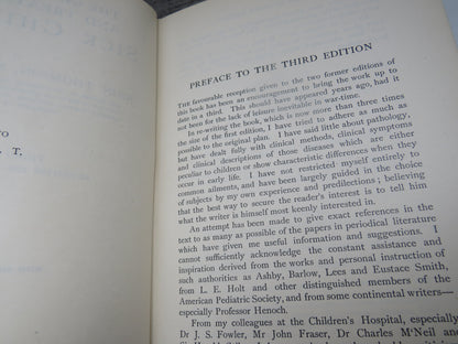 The Clinical Study and Treatment of Sick Children By John Thomson 1921