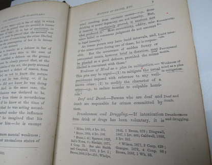 The Criminal Law Of Scotland By A.M. Anderson 1892 book image 5