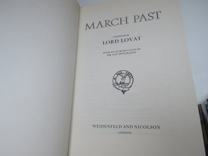 March Past A Memoir By Lord Lovat 1978 book image 2