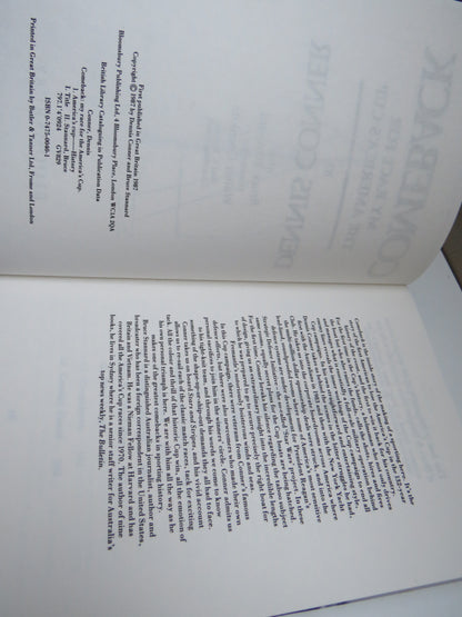 Comeback My Race For The America's Cup By Dennis Conner 1987 book image 4