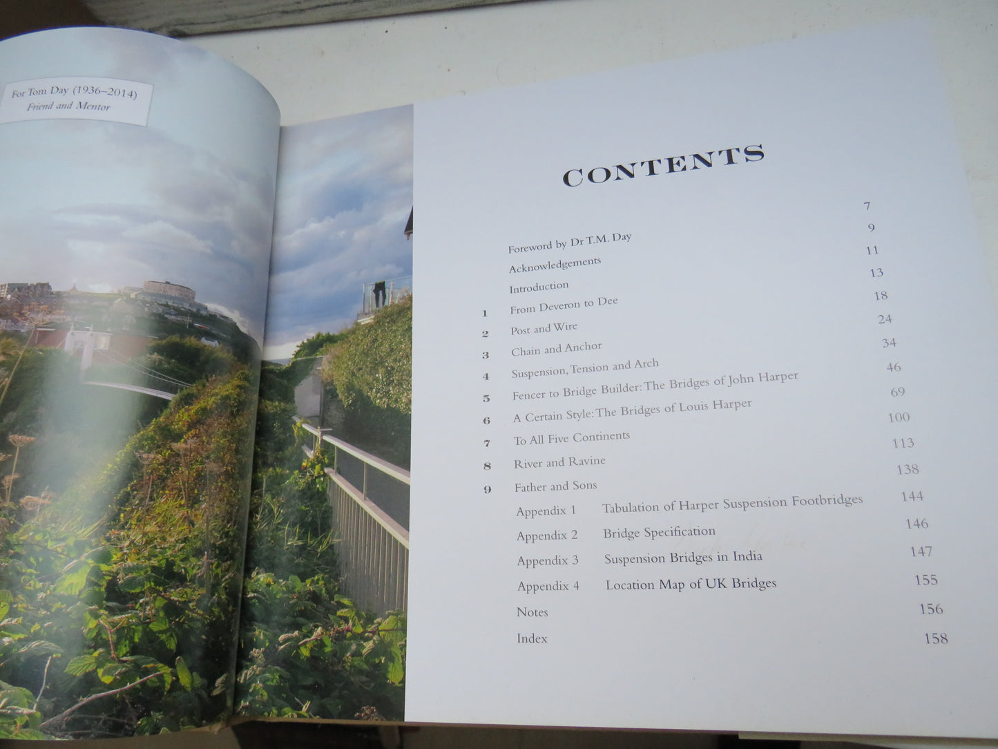 River, Railway and Ravine Foot Suspension Bridges For Empire By Douglas Harper Author Signed 2015