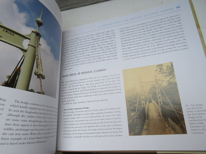 River, Railway and Ravine Foot Suspension Bridges For Empire By Douglas Harper Author Signed 2015 book image 5