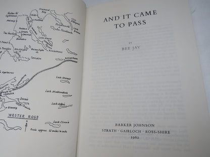 And It Came To Pass By Bee Jay 1962