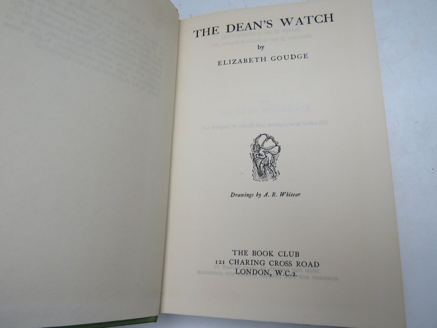 The Dean's Watch By Elizabeth Goudge 1960