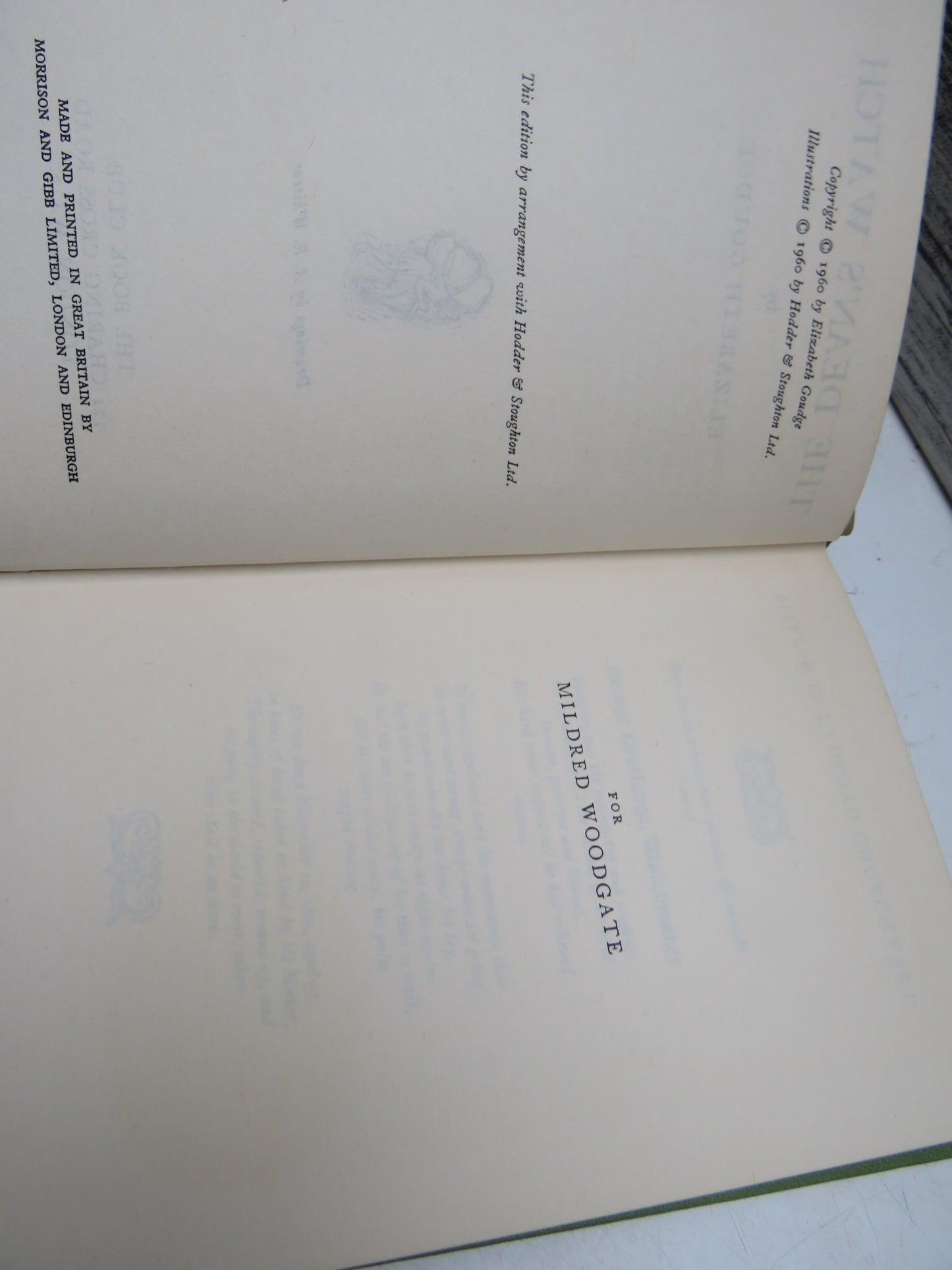 The Dean's Watch By Elizabeth Goudge 1960