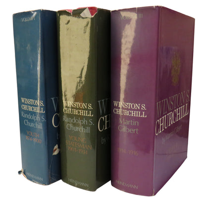Winston S. Churchill By Randolph S. Churchill & Martin Gilbert 1966 book front cover