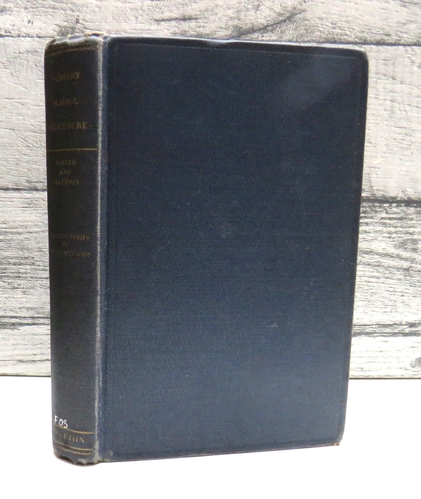 Nursery School Procedure By Josephine C. Foster 1929