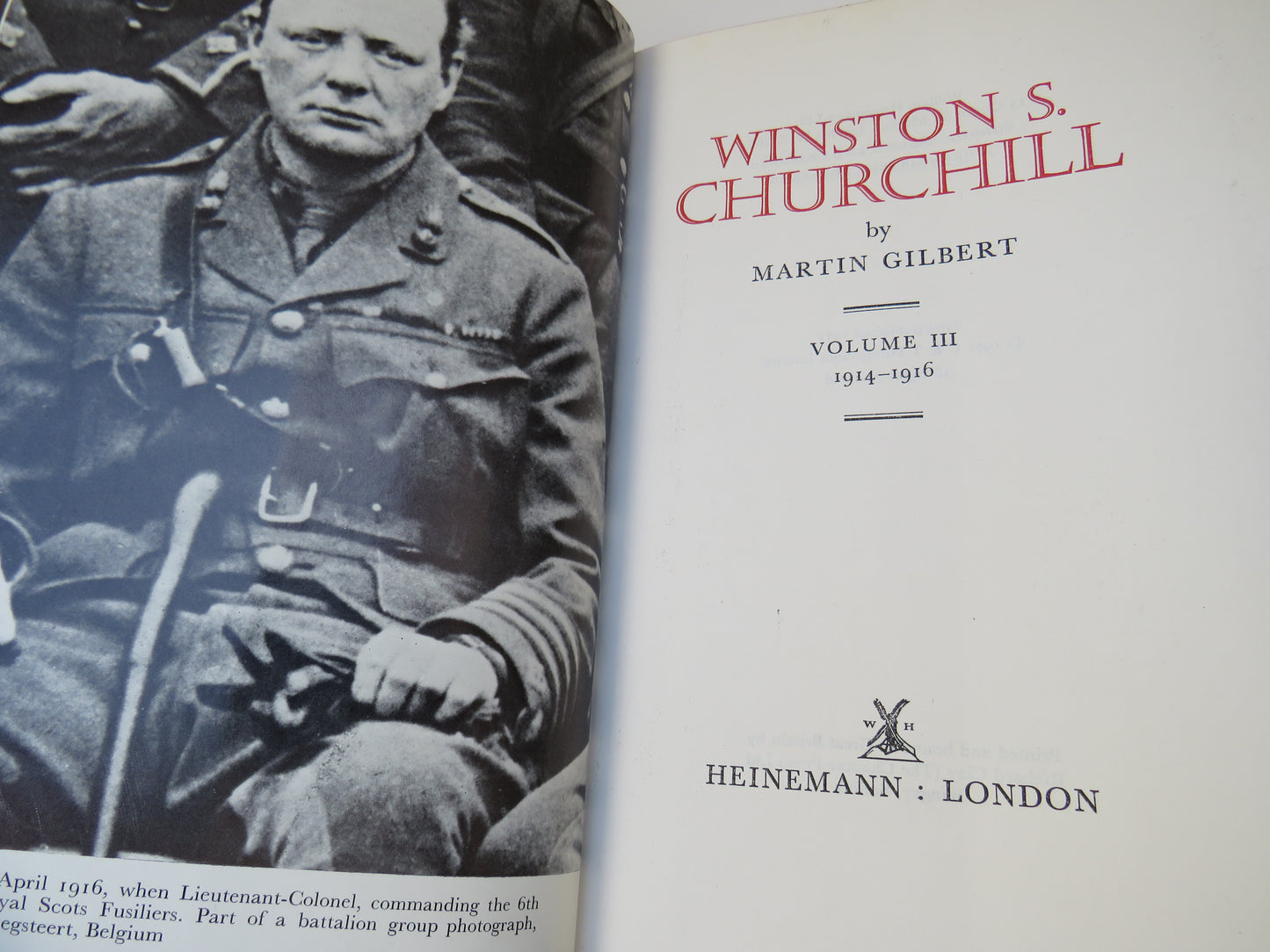 Winston S. Churchill By Randolph S. Churchill & Martin Gilbert 1966