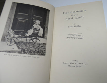 Four Generations Of The Royal Family By Lord Holden 1937 book image 4