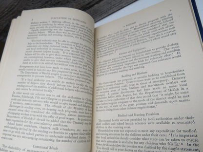 Evacuation In Scotland A Record of Events and Experiments Edited by William Boyd 1944