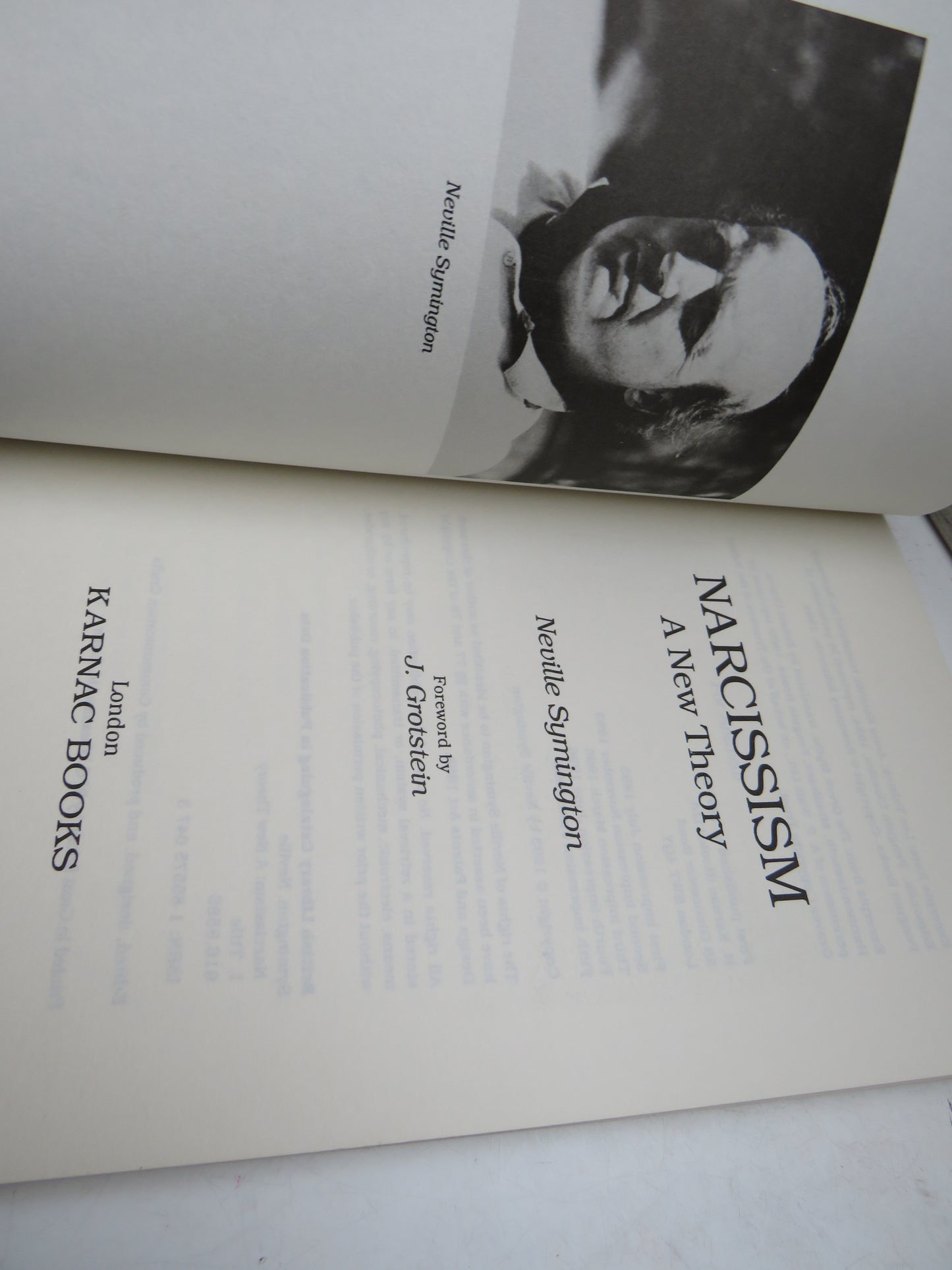 Narcissism A New Theory By Neville Symington 1998
