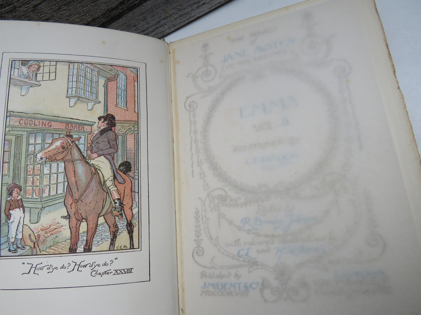 Emma Vol. II The Novels of Jane Austen 1897