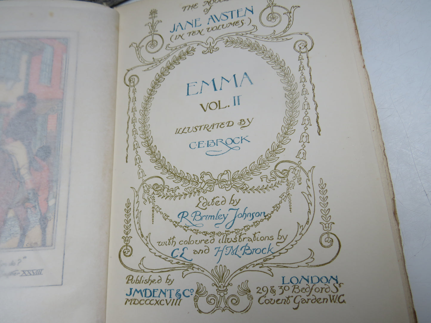 Emma Vol. II The Novels of Jane Austen 1897
