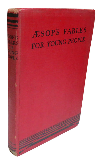 Aesop's Fables For Young People Illustrated by R.F. White book front cover