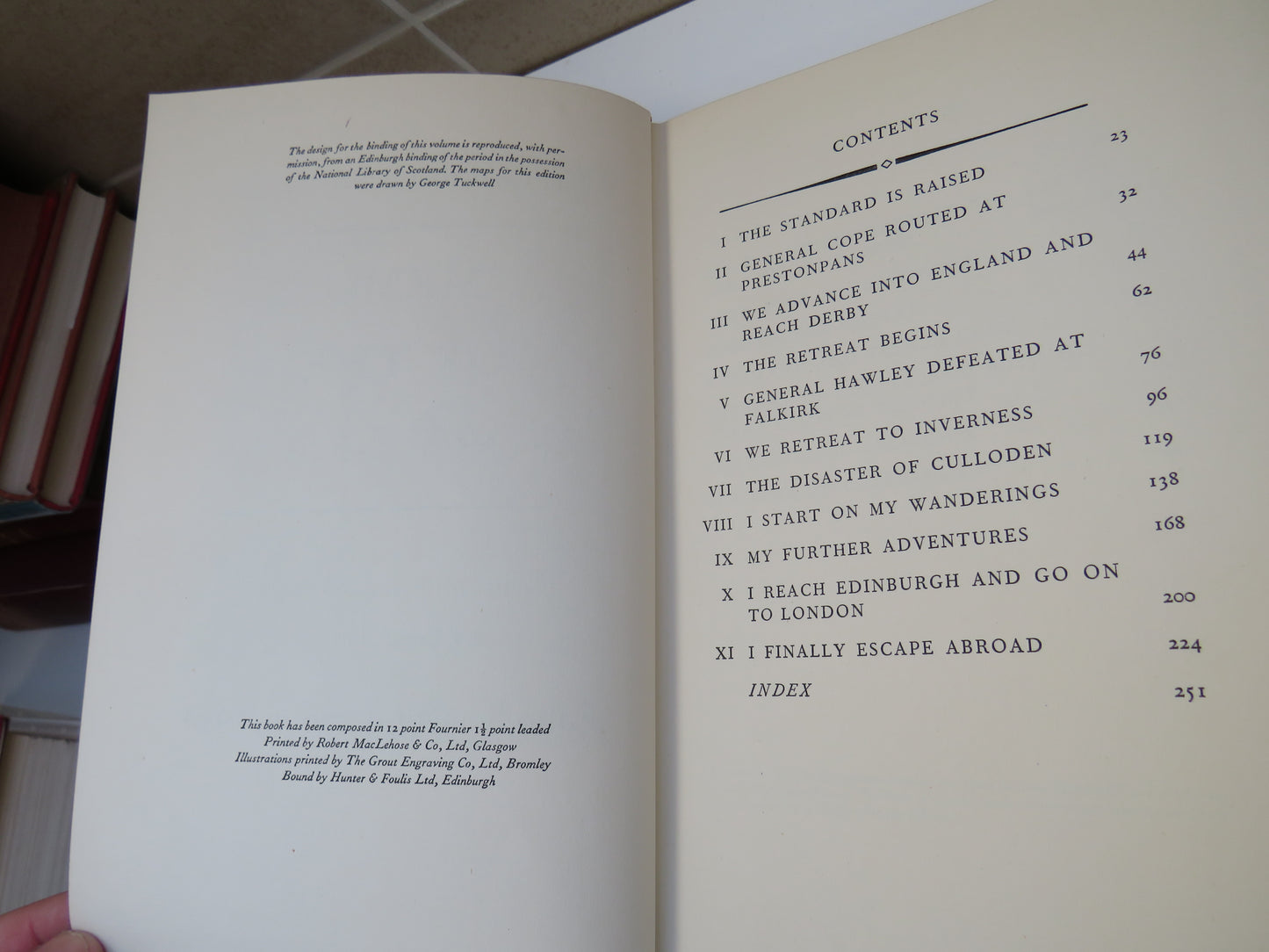 A Memoir Of The 'Forty-Five The Chevalier De Johnstone 1958 Folio Society
