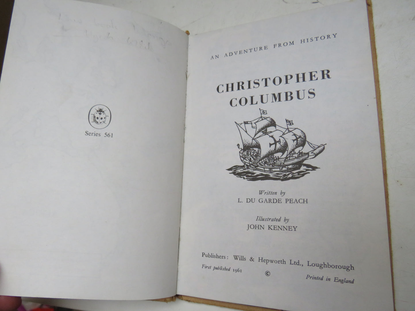 An Adventure From History Christopher Columbus Ladybird History Book 1961