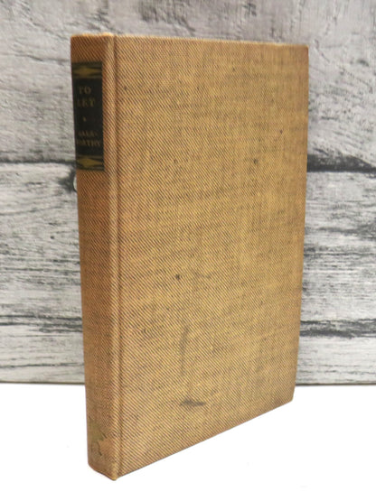 To Let By John Galsworthy 1952 book front cover