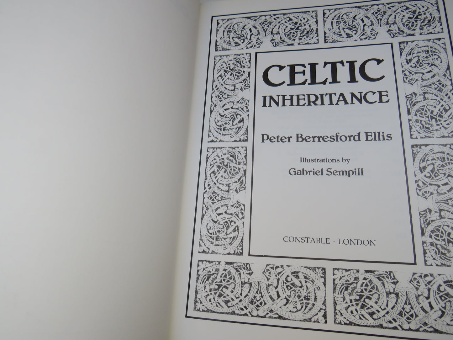 Celtic Inheritance By Peter Berresford Ellis 1992