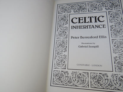 Celtic Inheritance By Peter Berresford Ellis 1992