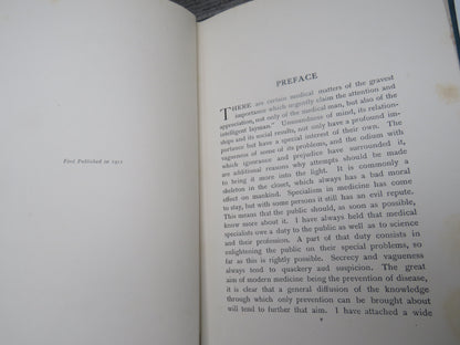 Unsoundness of Mind By T.S. Clouston 1911 1st Edition