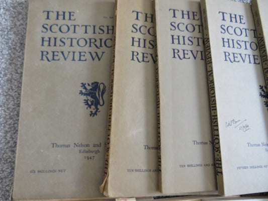 Large Collection of 42 Volumes of The Scottish Historical Review
