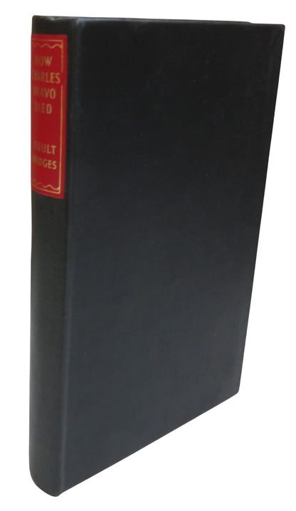 How Charles Bravo Died The Chronicle of a Cause Celebre By Yseult Bridges 1957 book front cover