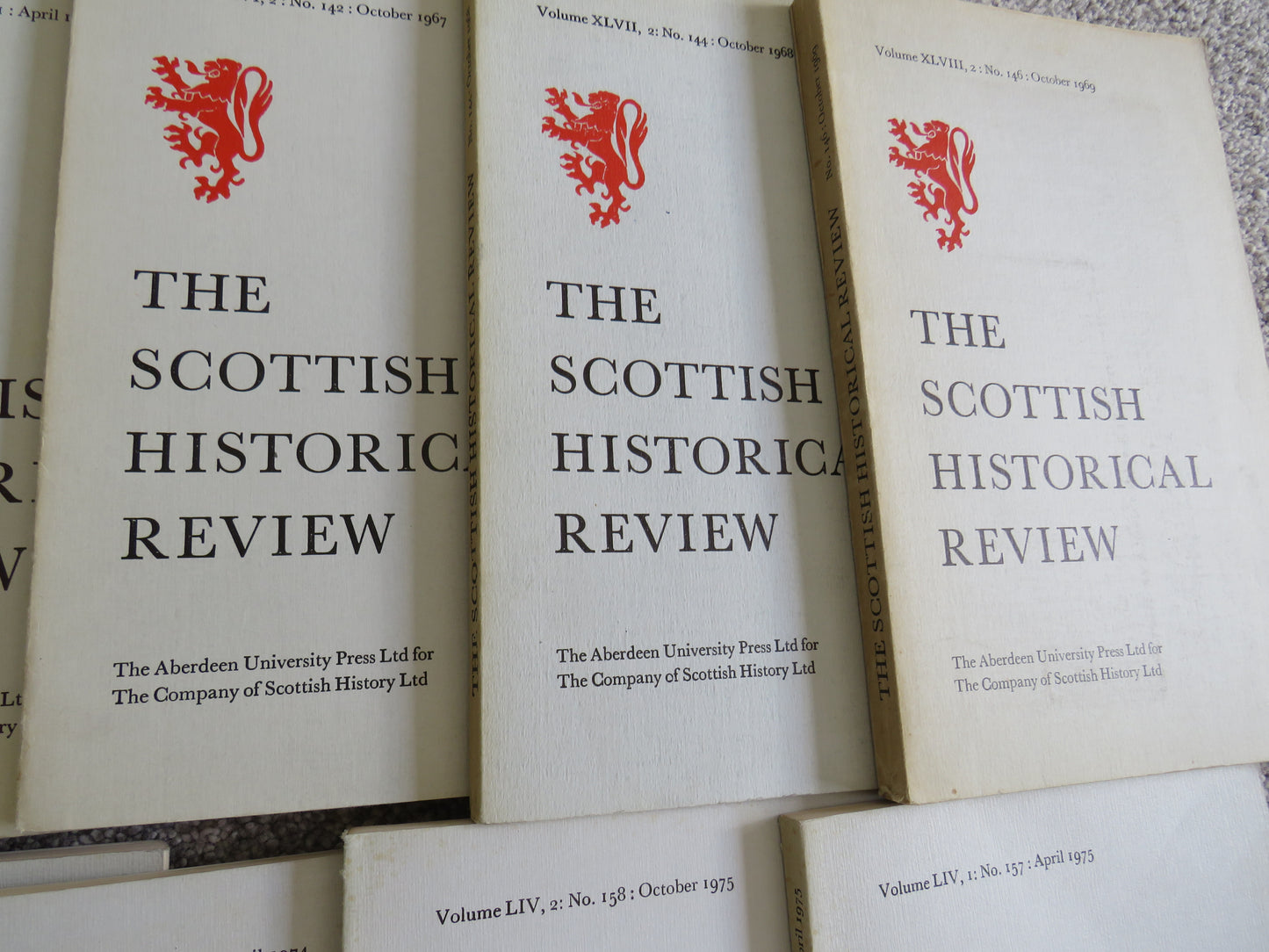 Large Collection of 42 Volumes of The Scottish Historical Review