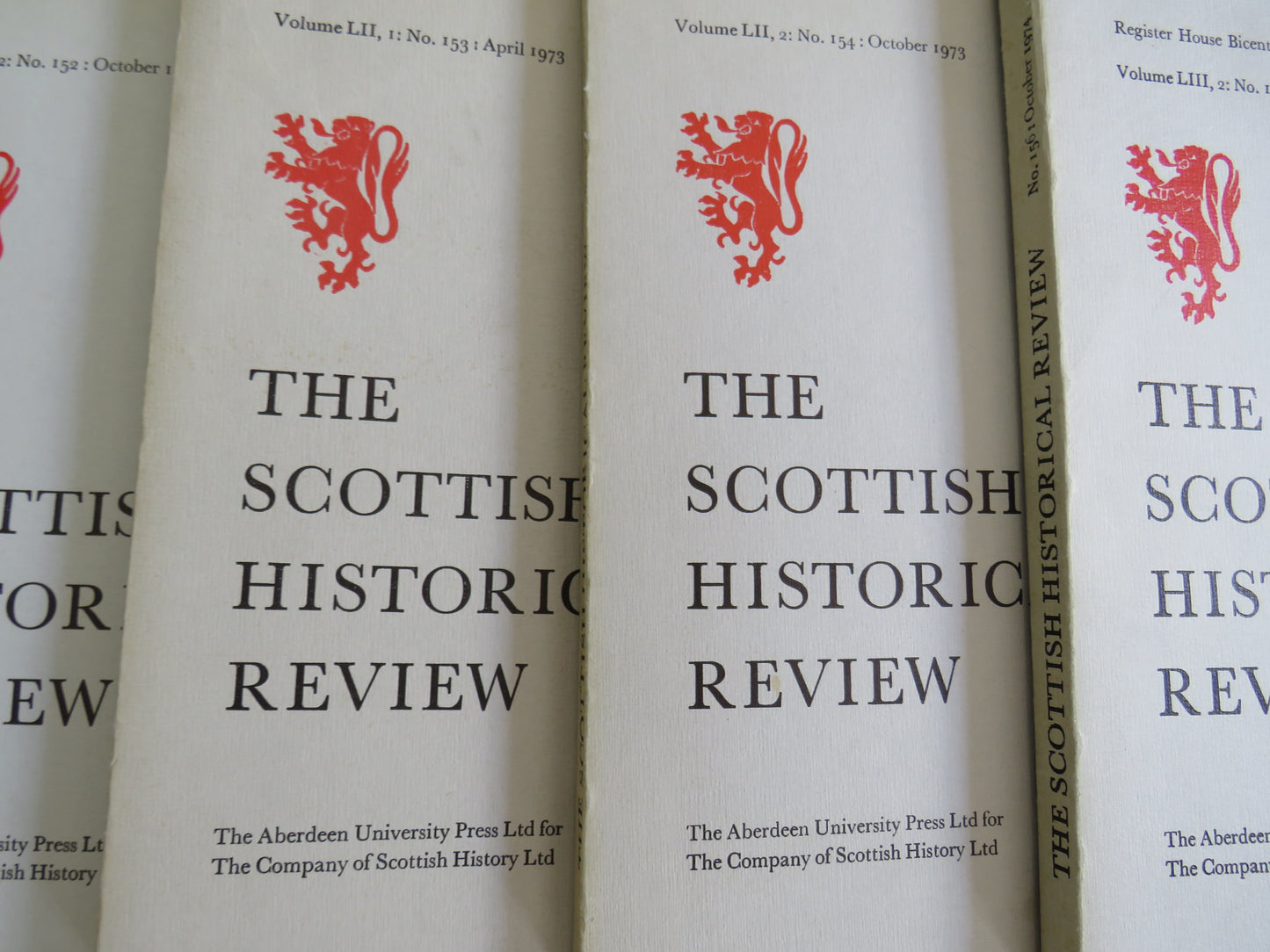 Large Collection of 42 Volumes of The Scottish Historical Review