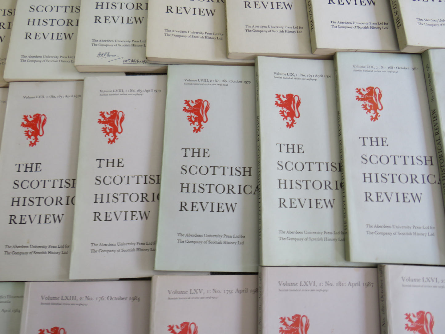 Large Collection of 42 Volumes of The Scottish Historical Review