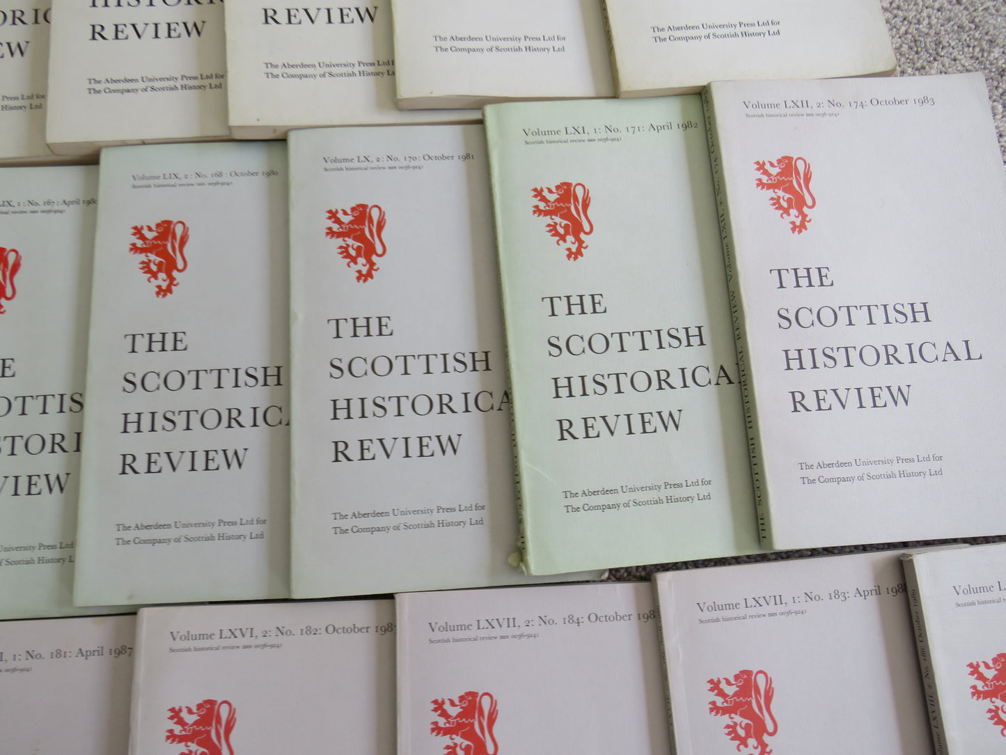 Large Collection of 42 Volumes of The Scottish Historical Review