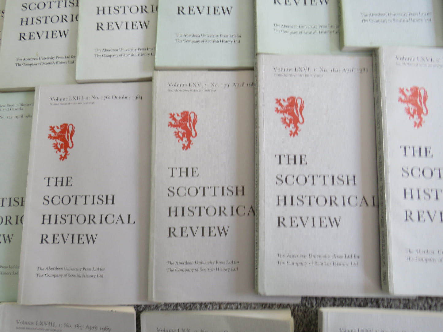 Large Collection of 42 Volumes of The Scottish Historical Review