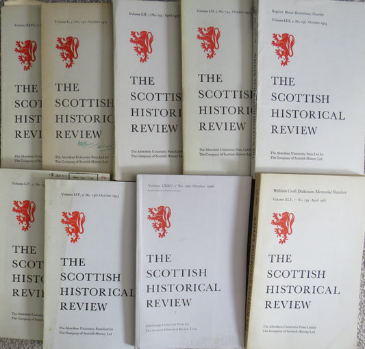Small Lot of The Scottish Historical Review Books