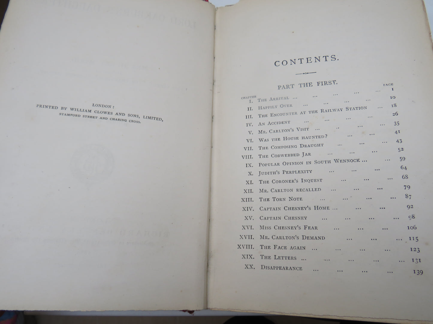 Lord Oakburn's Daughters By Mrs Henry Wood 1889