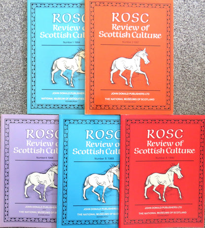 5 Volumes of ROSC Review of Scottish Culture book front cover