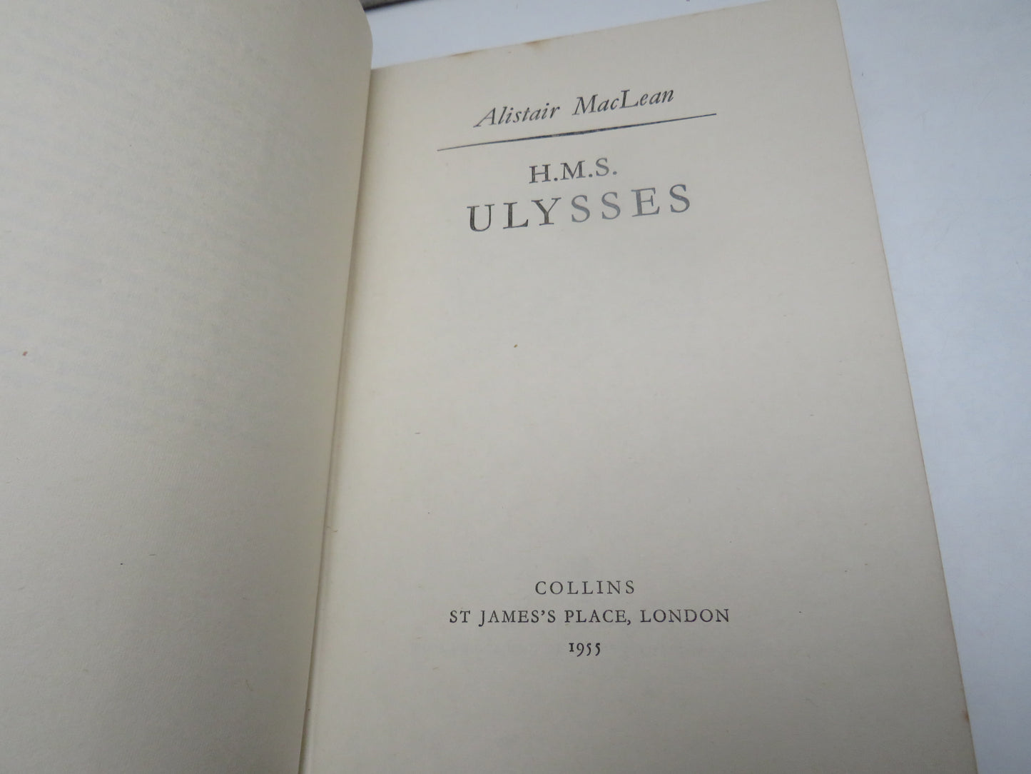 H.M.S. Ulysses By Alistair MacLean 1955