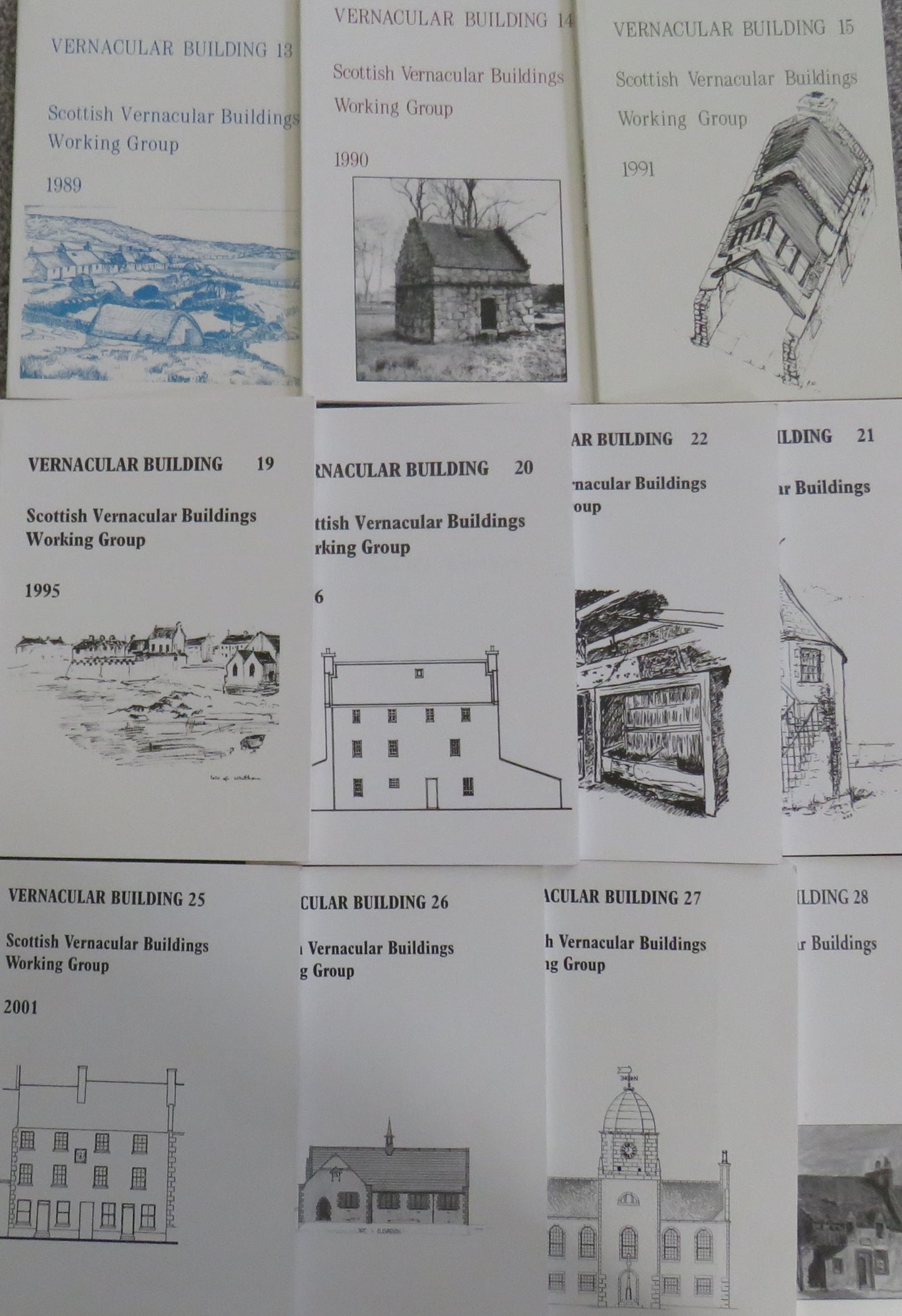 11 Volumes of Scottish Vernacular Buildings Working Group