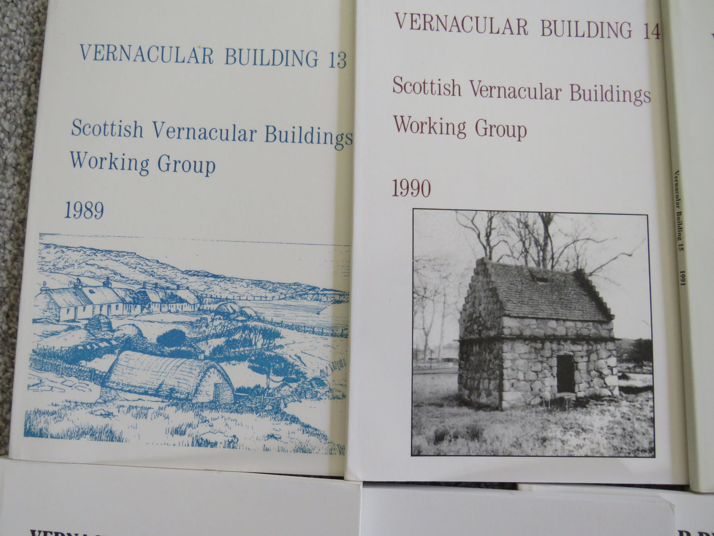11 Volumes of Scottish Vernacular Buildings Working Group