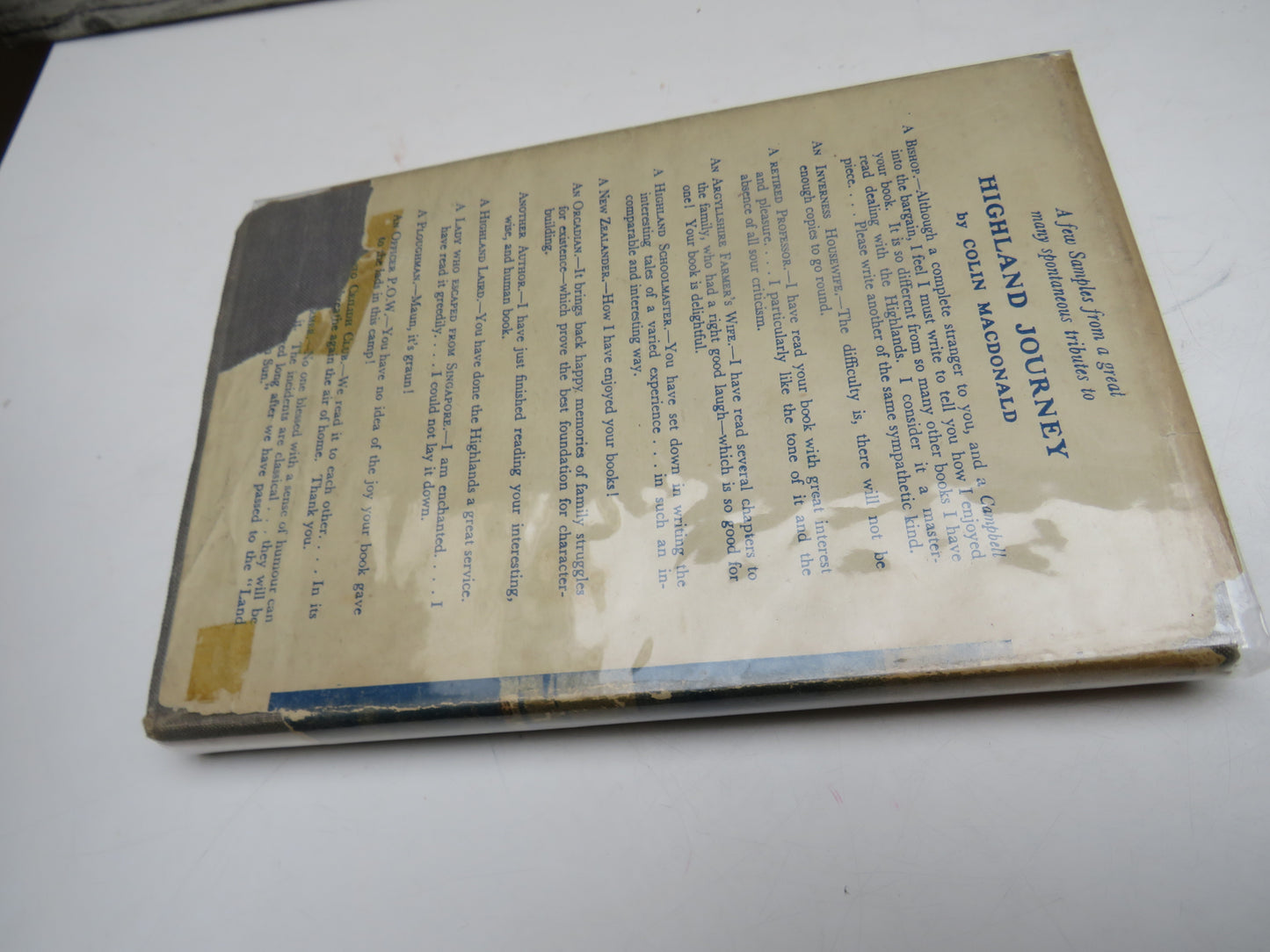 Echoes of the Glen Or Mac-Talla Nan Gleann By Colin MacDonald 1946