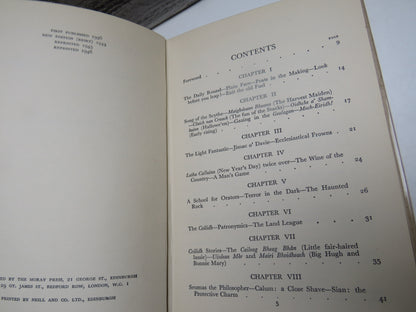 Echoes of the Glen Or Mac-Talla Nan Gleann By Colin MacDonald 1946