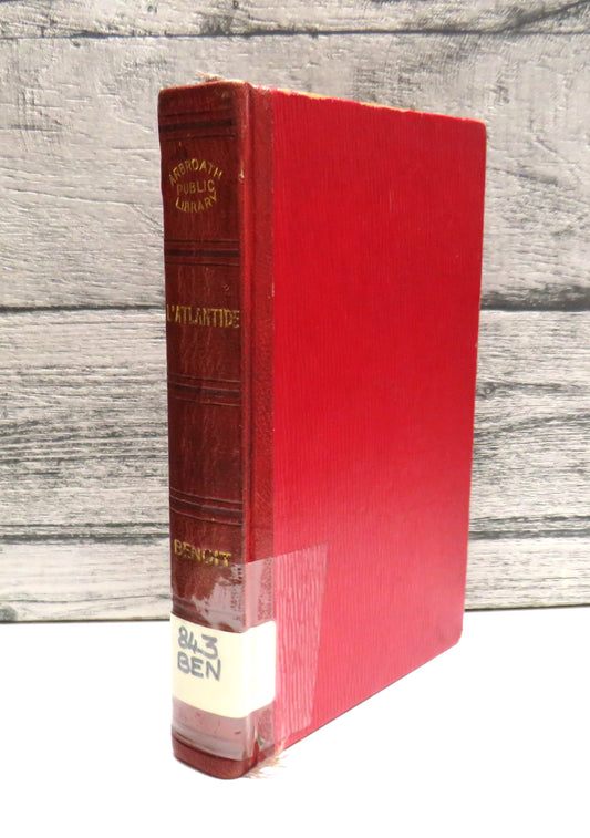 L'Atlandtide By Pierre Benoit 1920 Antique French Book