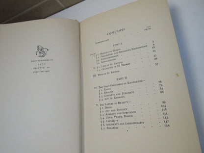 Thomas Aquinas By Rev. M. C. D'Arcy 1930 1st Edition book image 5