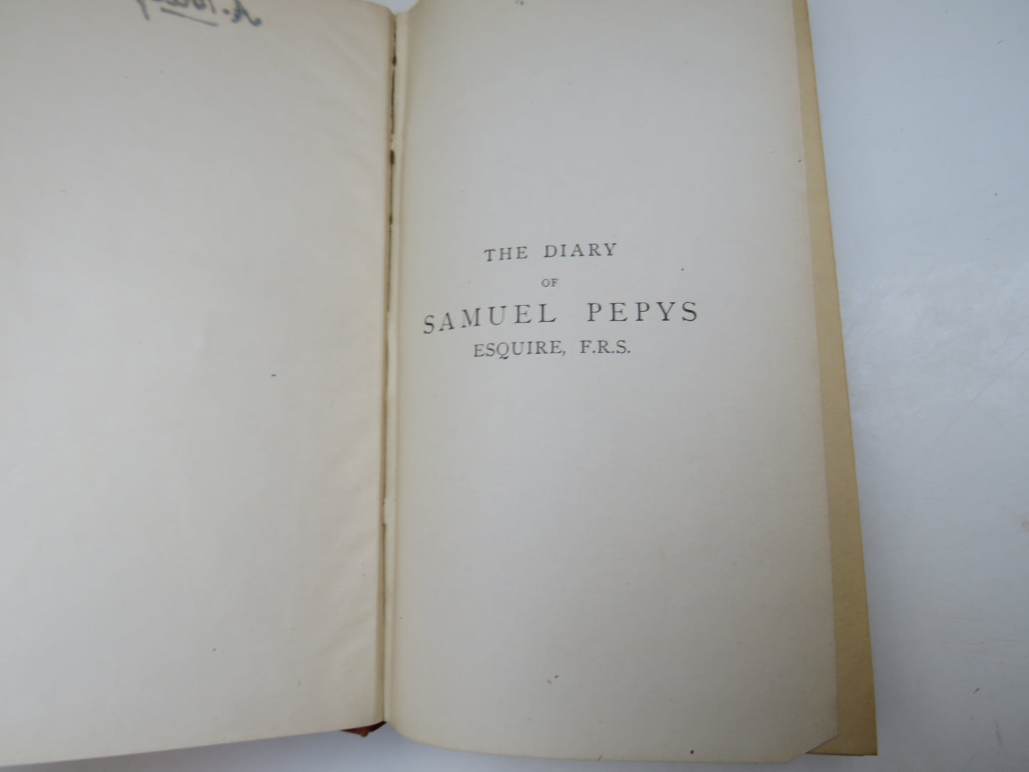 The Diary of Samuel Pepys Esquire